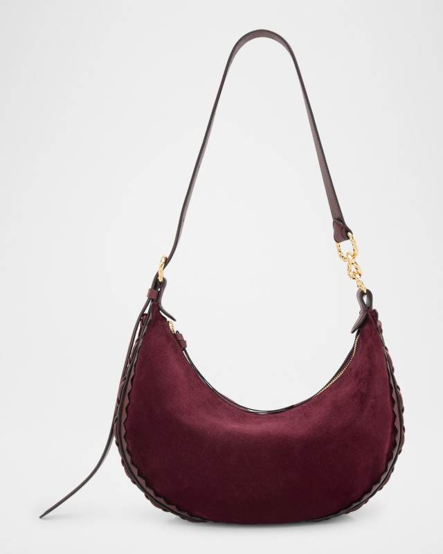 Twyla Small Suede Hobo Bag